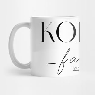 Kopper Family EST. 2020, Surname, Kopper Mug